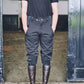 Children’s Micro-Stretch Cotton Breeches – Black