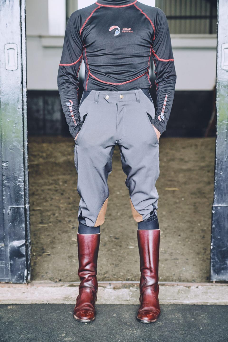 Childrens Micro-Stretch Cotton Breeches – Grey