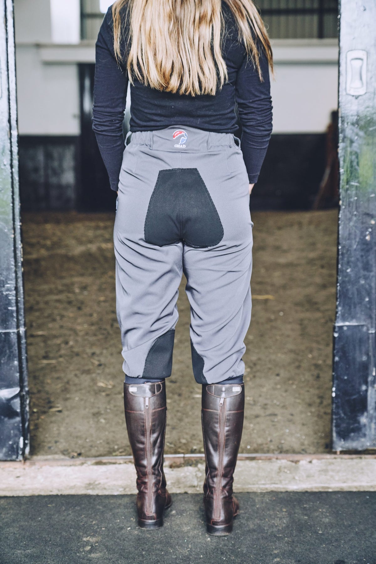 Childrens Micro-Stretch Cotton Breeches – Grey