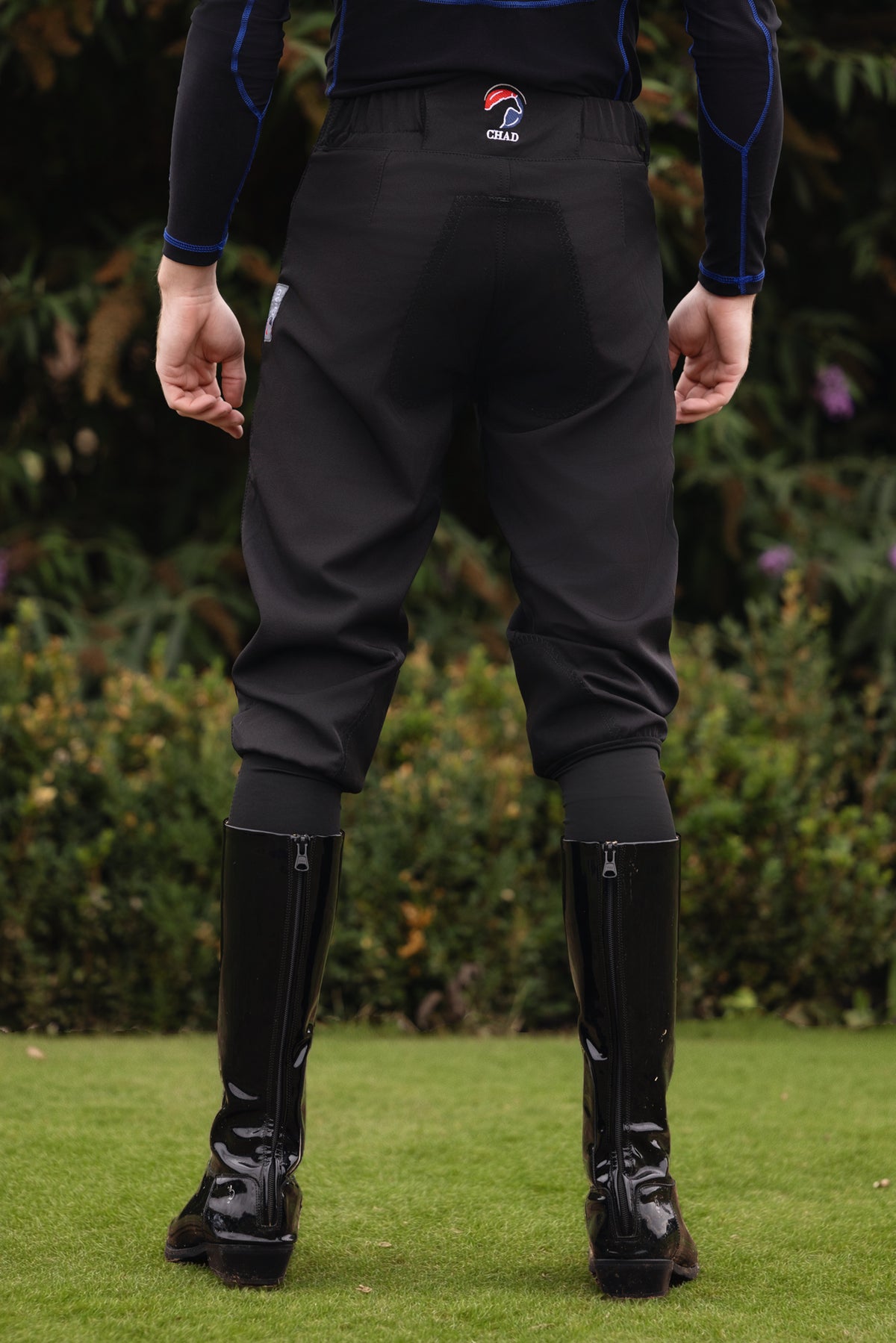 Micro-Stretch Cotton Breeches – Black
