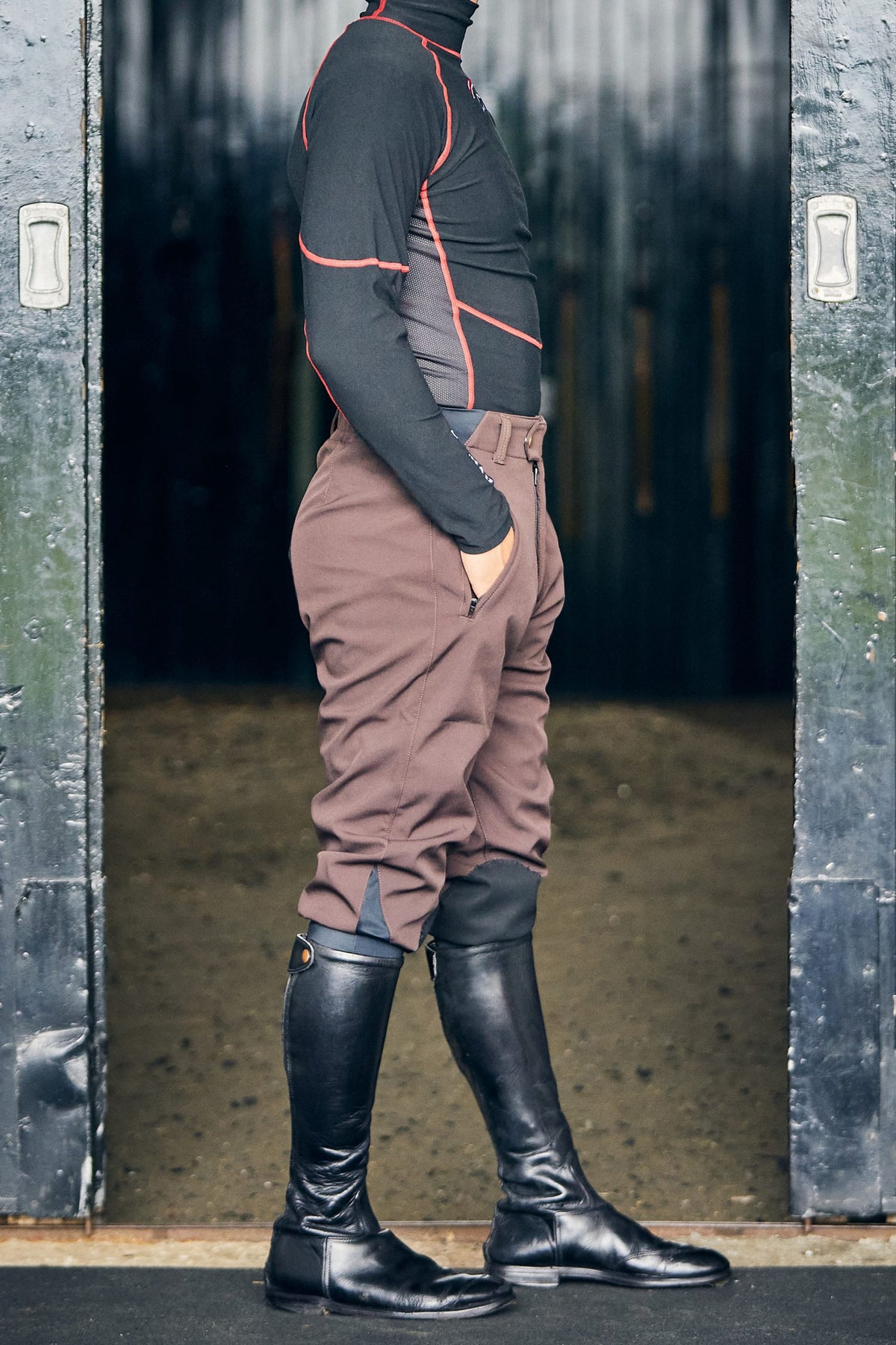 Softshell Breeches – Brown