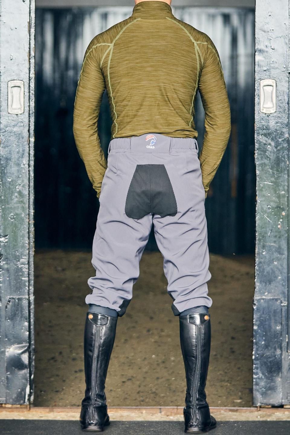 Childrens Softshell Breeches – Grey
