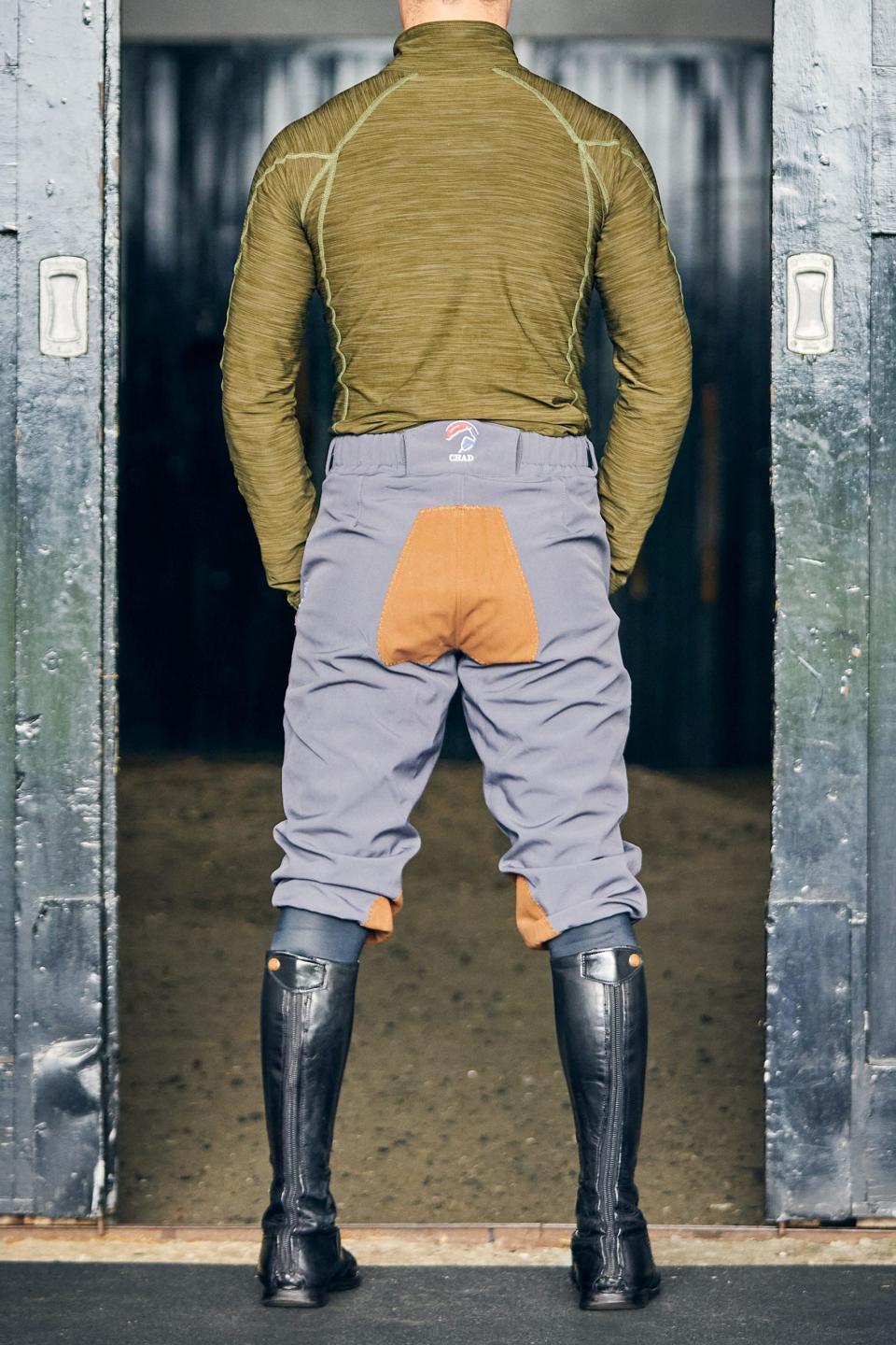 Childrens Softshell Breeches – Grey