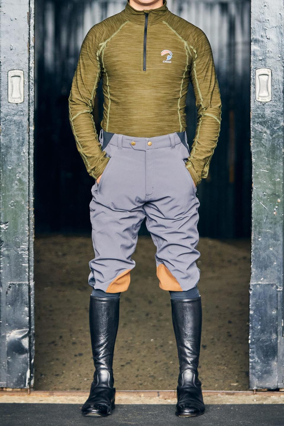 Childrens Softshell Breeches – Grey