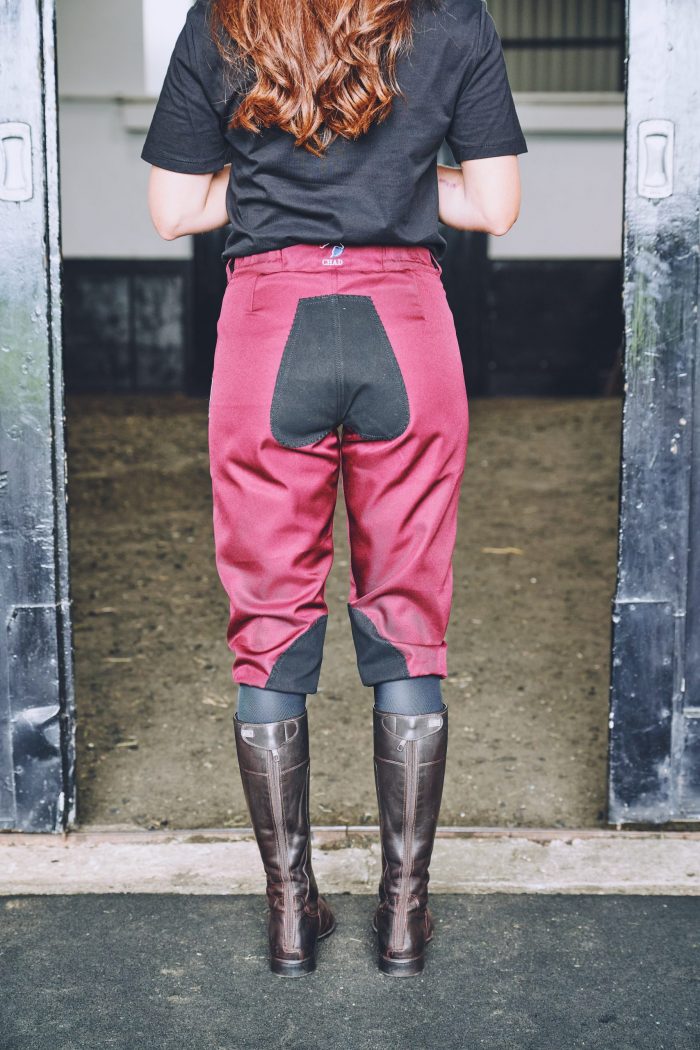 Micro-Stretch Breeches - Red Wine - Image 2