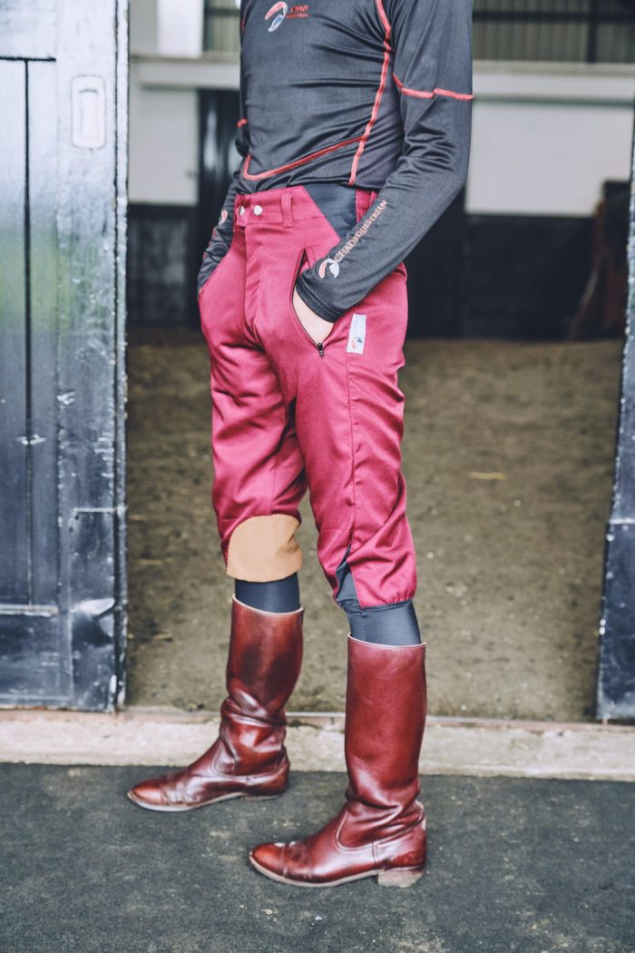 Micro-Stretch Breeches - Red Wine - Image 5
