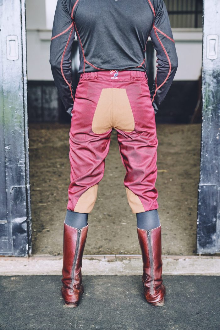 Micro-Stretch Breeches - Red Wine - Image 6