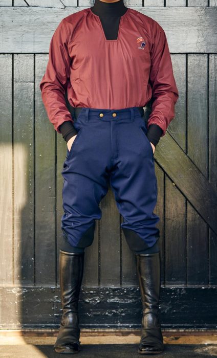 Summer Cotton Micro-Stretch Breeches - Navy