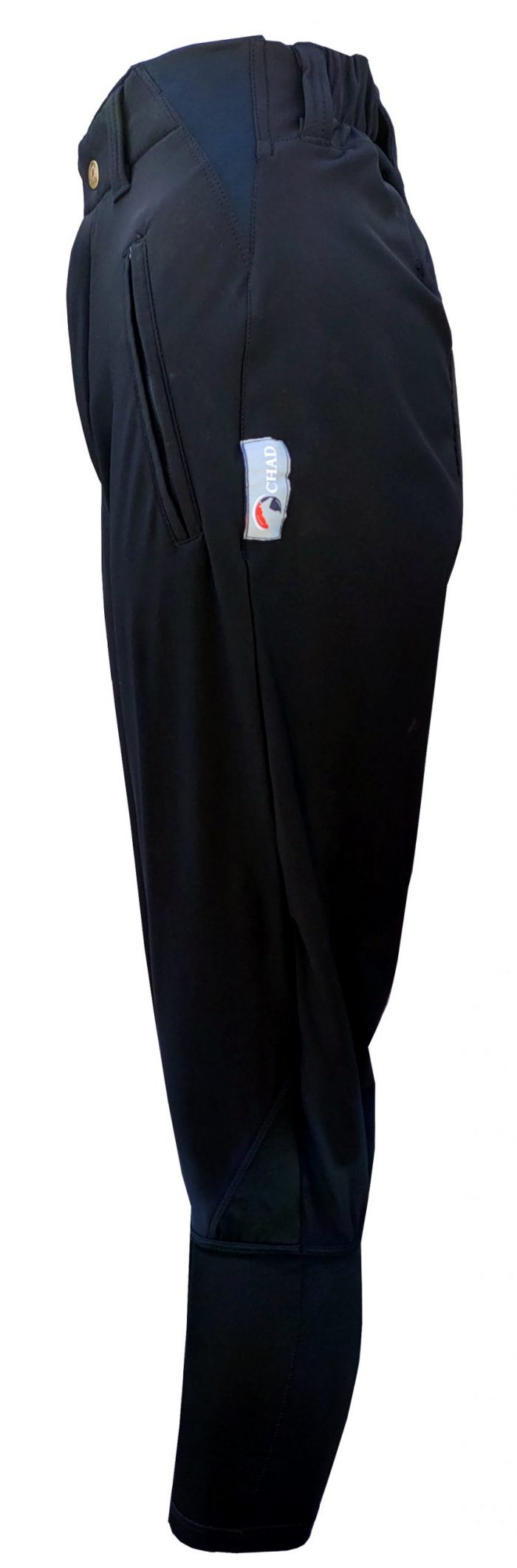 Roubaix Breeches - Black with Black Patches - Image 3