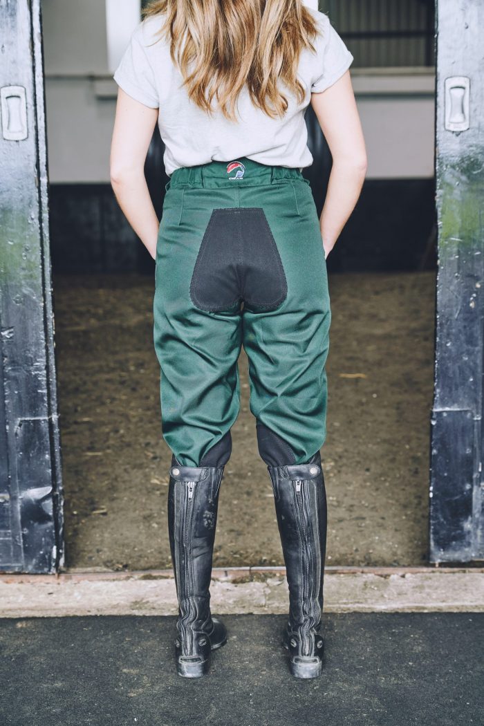 Micro-Stretch Cotton Breeches - Green - Image 3