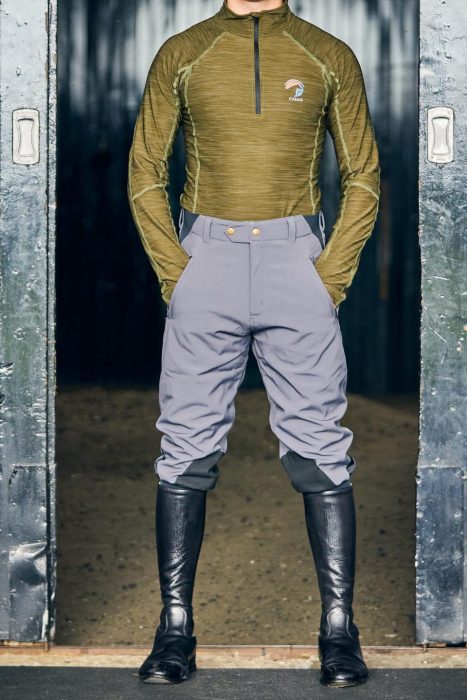 Childrens Softshell Breeches - Grey