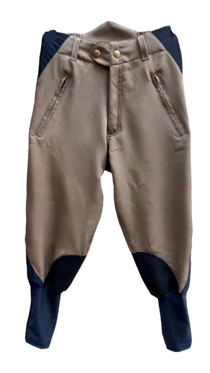 Micro-Stretch Cotton Breeches - Mouse Brown